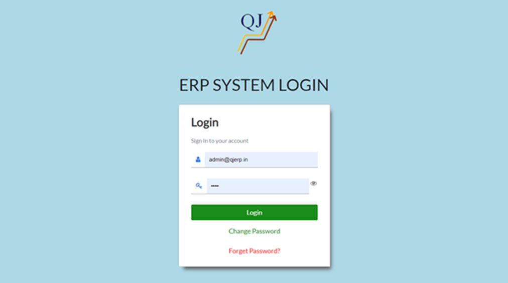 QJErp Screenshot 1